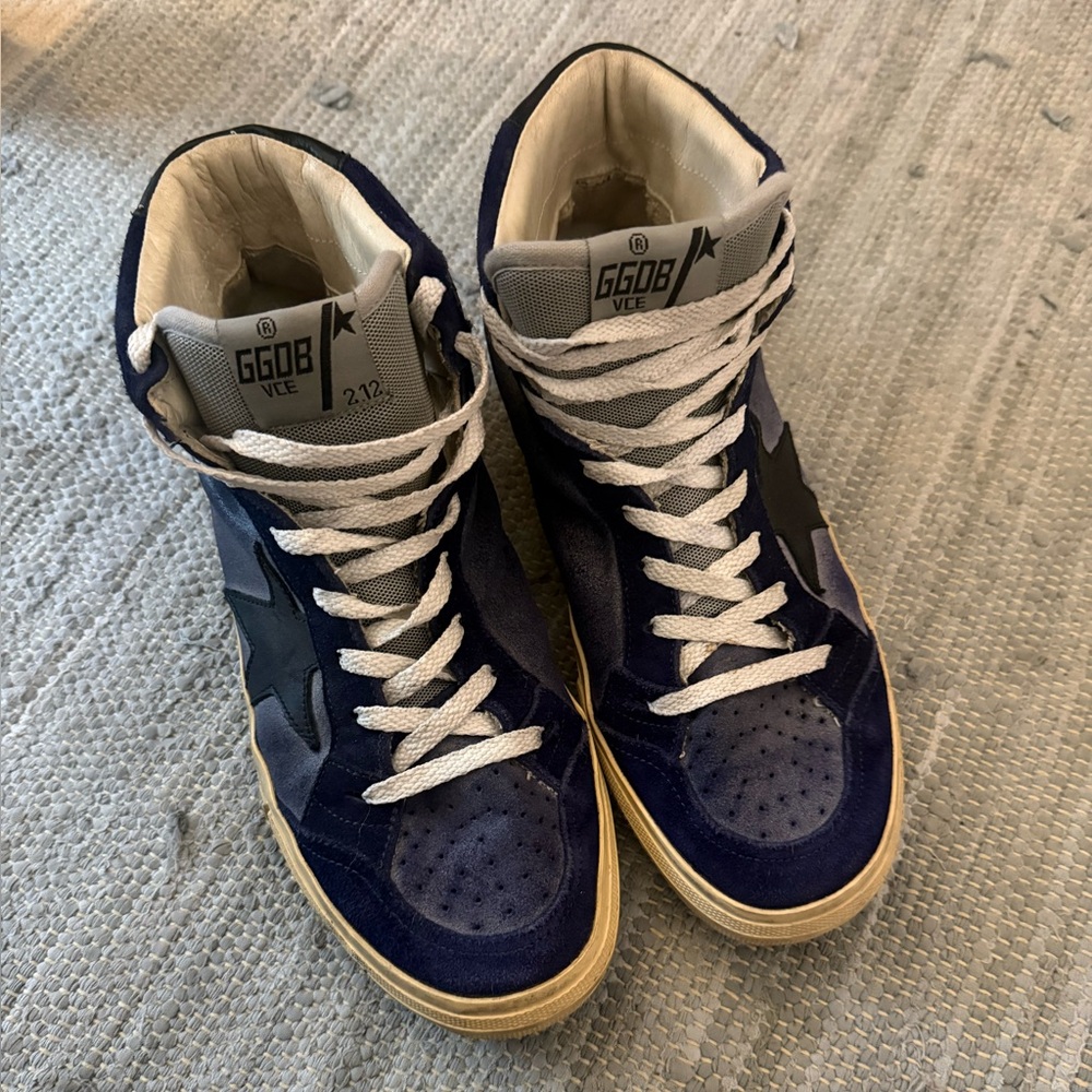 Women’s Golden Goose 2.12 custom high top sneakers